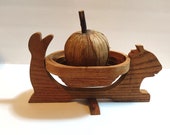 Wooden Snail Bowl - Hand Carved Wood Snail Basket, Snail Trinket Bowl One Piece Wood Souvenir - Rustic Primitive Bohemian Wood Bowl