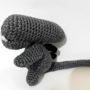 xenomorph, alien queen, science fiction doll, amigurumi, scifi