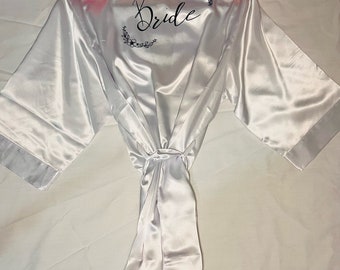 Bride Robe/Birthday/ Customize/Quinceañera/Personalize/Holiday Gift/ Party/Honeymoon