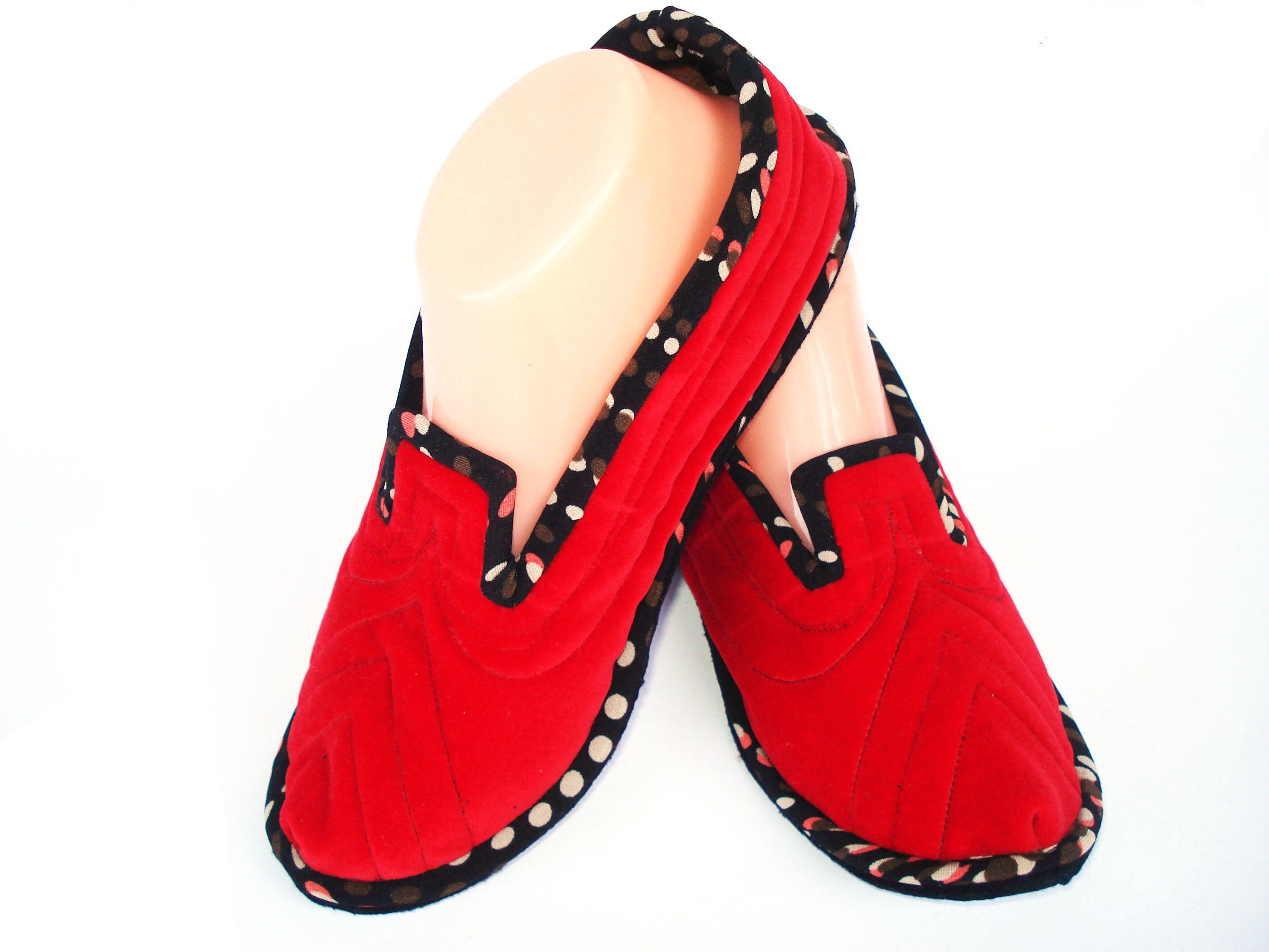 Velvet House Slippers for Women Woolen Home Shoes Warm Etsy