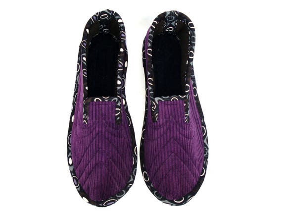 purple house shoes