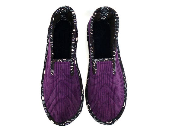 purple house slippers