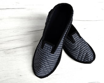 Wool House Slippers, Adults Slippers, Soft Sole Shoes, Wool Home Shoes, Leather Slippers, Men's Slippers, Unisex Slippers, Women Slippers