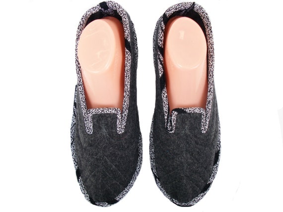Mens House Slippers Wool Soft Sole - Mens Leather Sole House Slippers Mens House Slippers Wool Soft Sole - Mens Leather Sole House Slippers