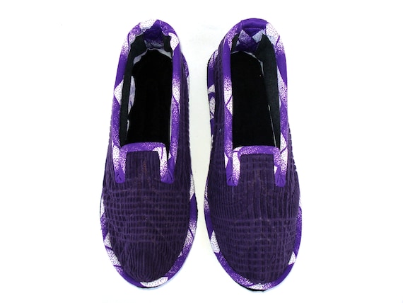 purple house slippers