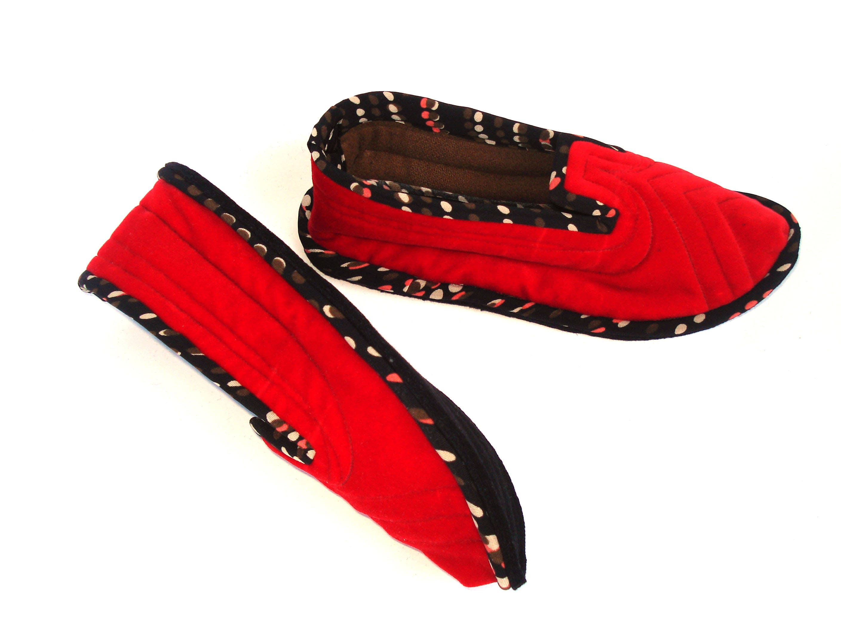 Velvet House Slippers for Women Woolen Home Shoes Warm Etsy