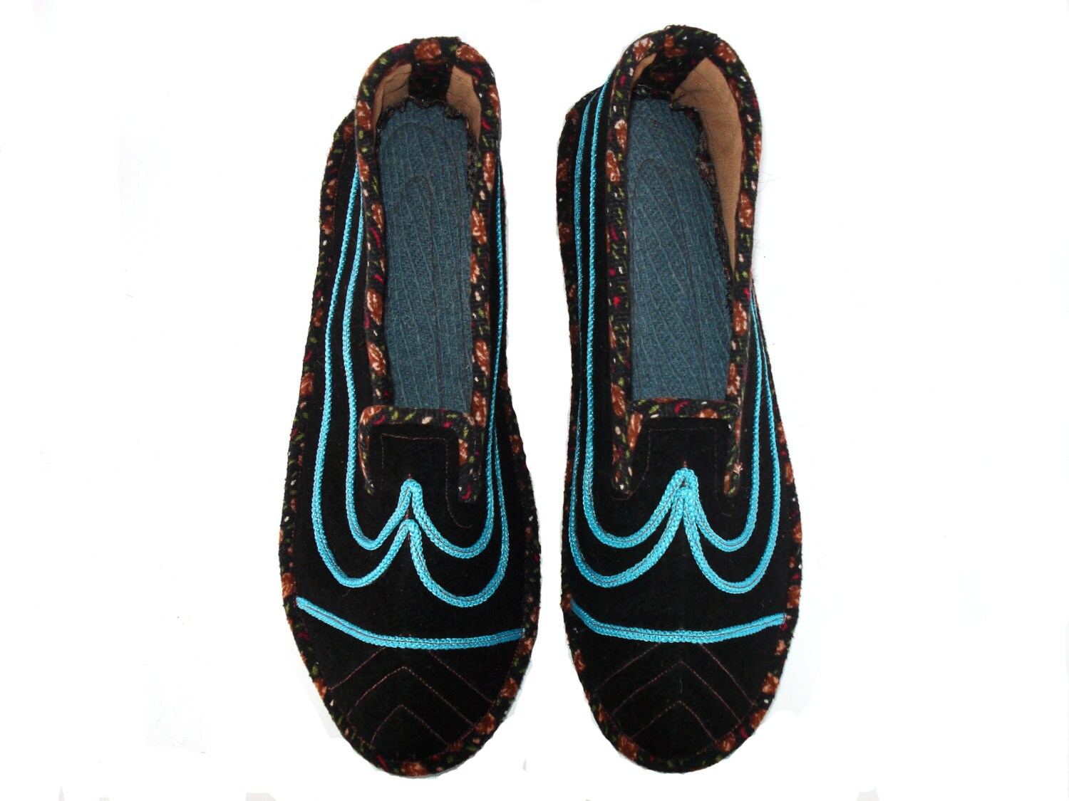 mens wool lined slippers