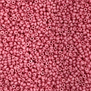 11/0 Miyuki Duracoat 15g, Pink Lemonade, Seed Beads Japanese, 3” Tube, 15 grams, D4463, Round Rocaille