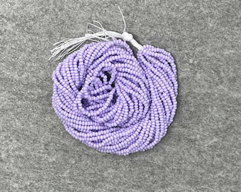 Wisteria opaque, #1247, 11/0 Czech Seed Beads, 1 Hank