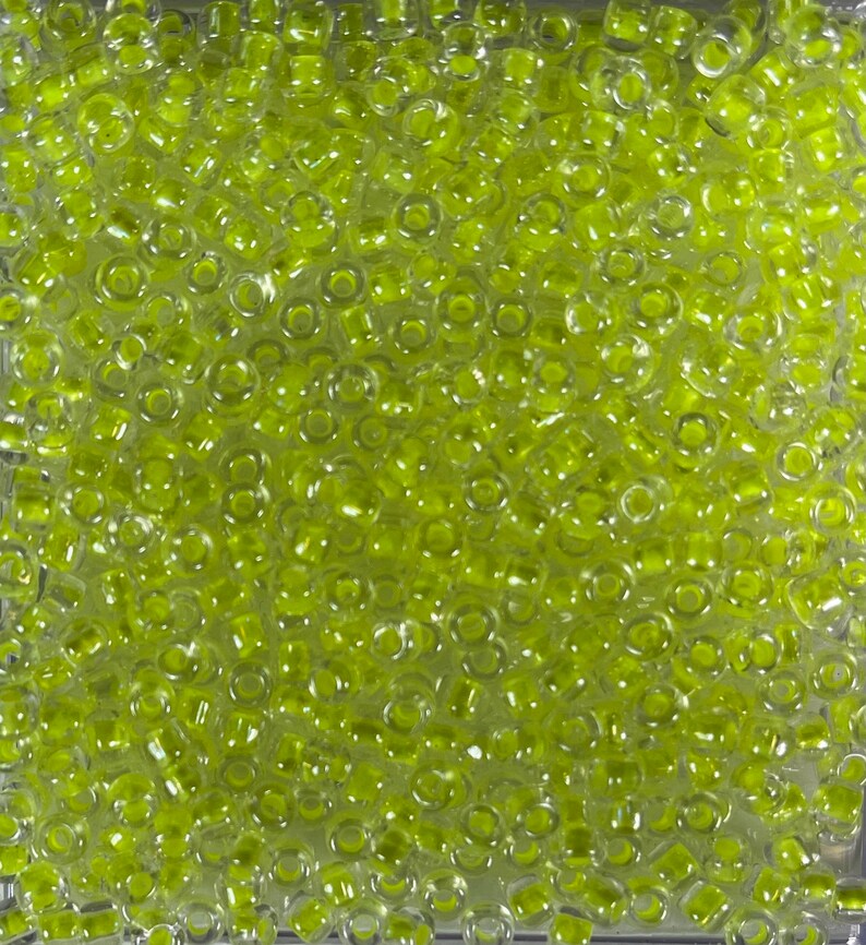 60 Seed Beads Japanese 30 grams X 10 colors Luminous Neon