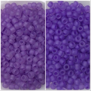 Luminous Matte Neon, Size 11/0 Seed Beads, 6 tubes of 30 grams X 10 colors image 5