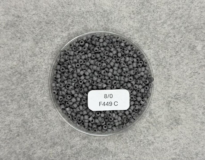 8/0 Seed Beads Japanese, Matte, Volume 1, 30 Grams X 12 Colors Set - Etsy