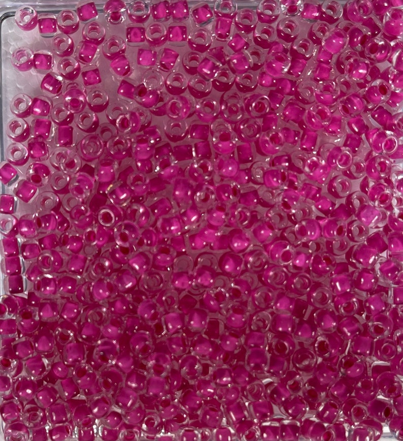 60 Seed Beads Japanese 30 grams X 10 colors Luminous Neon
