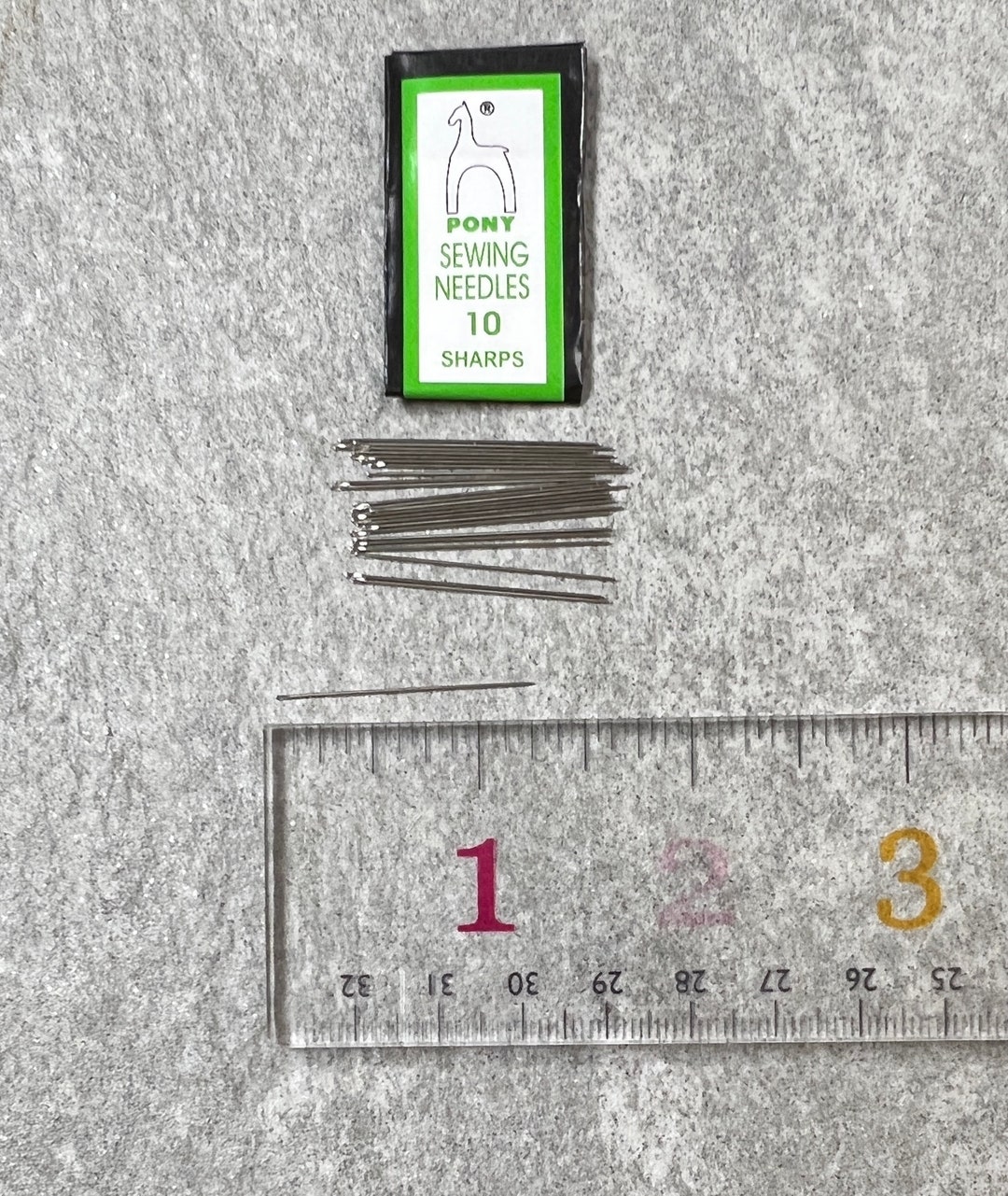 Pony Sewing Sharp Beading Needles Size 10, Packages of 25 Etsy