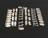 Fingernail Earring Post, 25 pairs, 50 pieces total