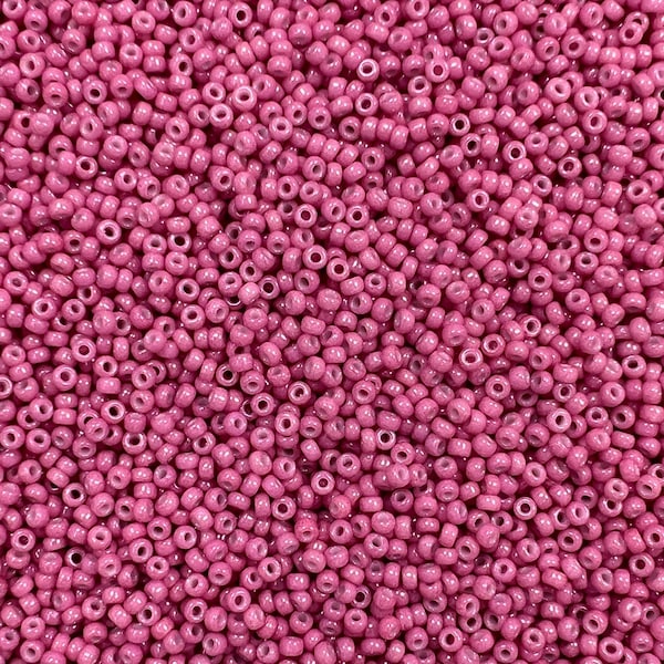 11/0 Miyuki Opaque 30g, Blush, Seed Beads Japanese, 6” Tube, 30 grams, 418, Round Rocaille