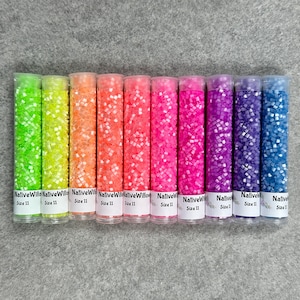 DB00-2039, Miyuki 5.2g Ocean Blue Luminous Neon DB00-2039, Miyuki 5.2g Ocean Blue Luminous Neon