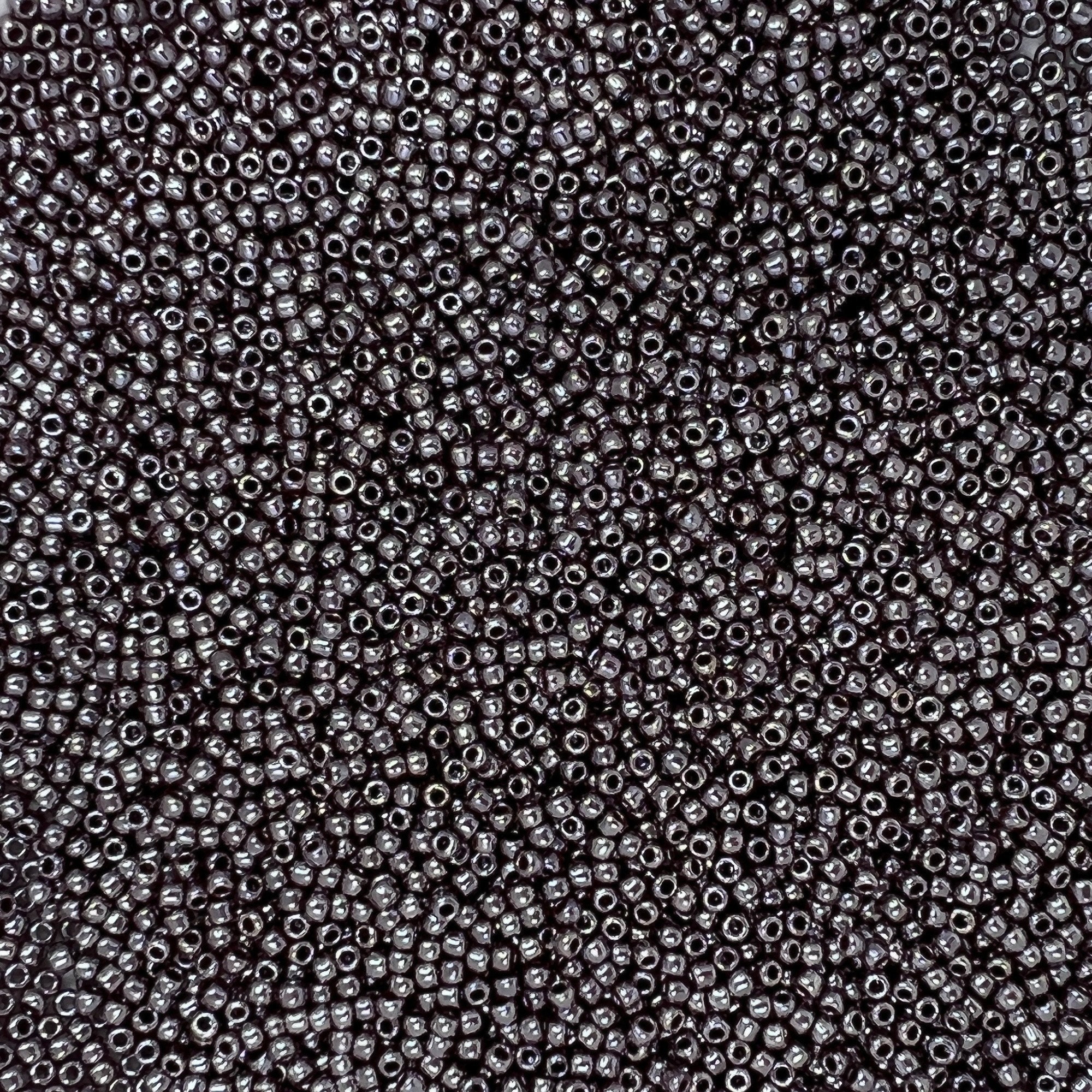 11/0 Toho Opaque Luster 30g, Dark Steel, Seed Beads Japanese, 6