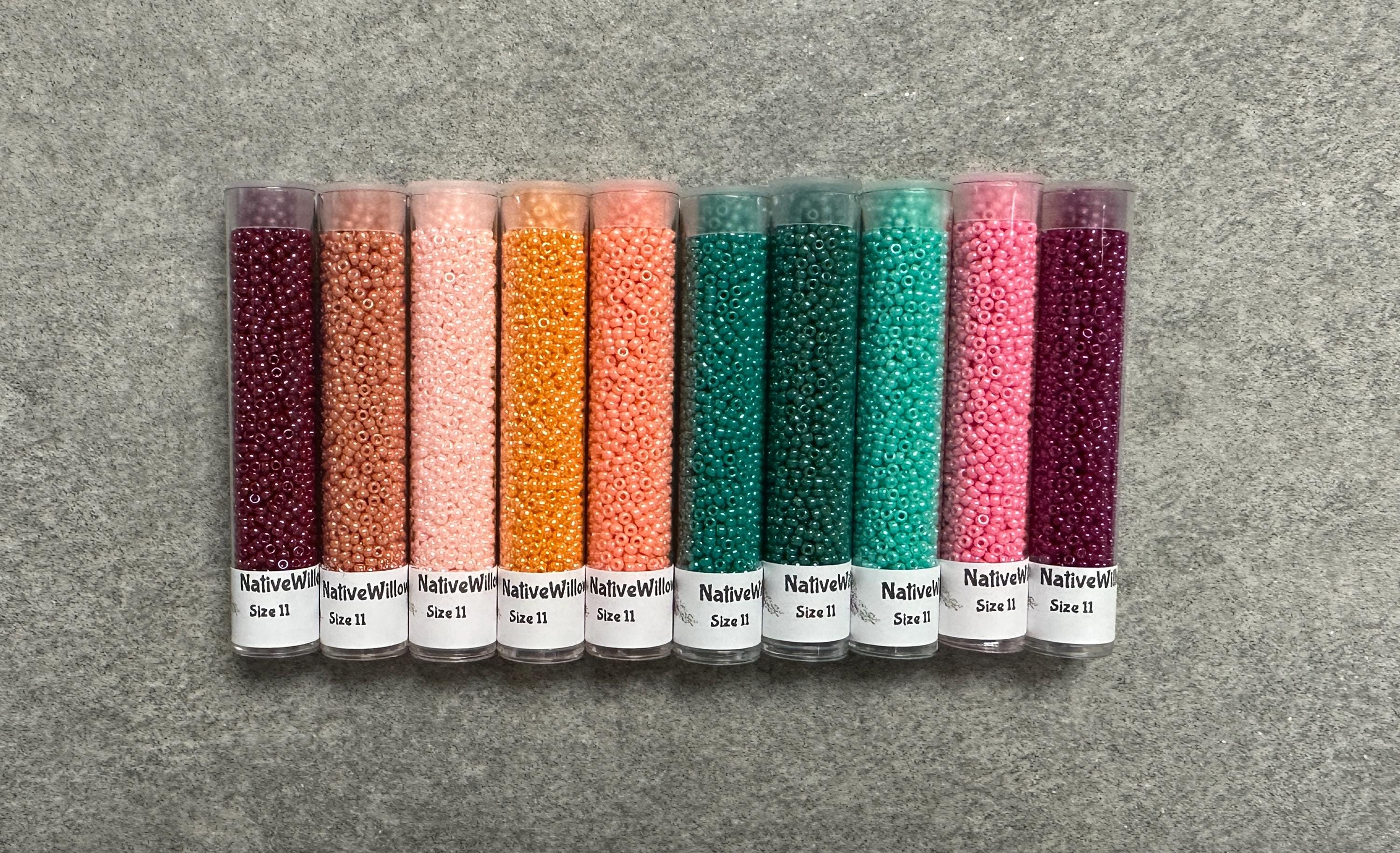 Bronze Lined Montana Rainbow - 1.5mm Cube, Toho 8.2g Bronze Lined Montana Rainbow - 1.5mm Cube, Toho 8.2g