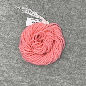 Salmon Opal, 11/0 Czech Seed Beads, 1 Hank #1232