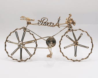 Vélo Decoratif en aluminium fait main