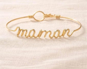 Armband prénom personalisé – Pièce signature artisanale