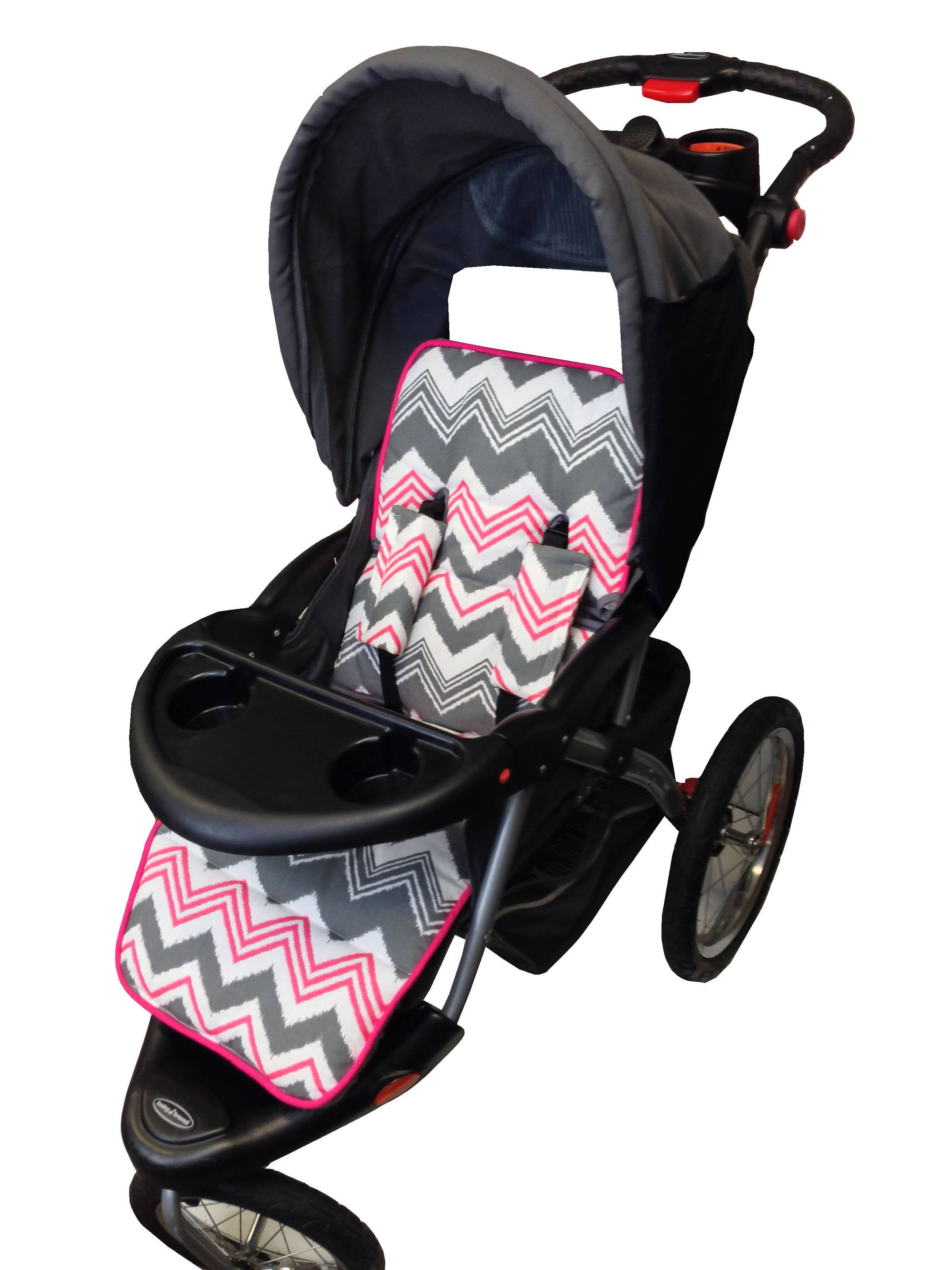 hot pink stroller