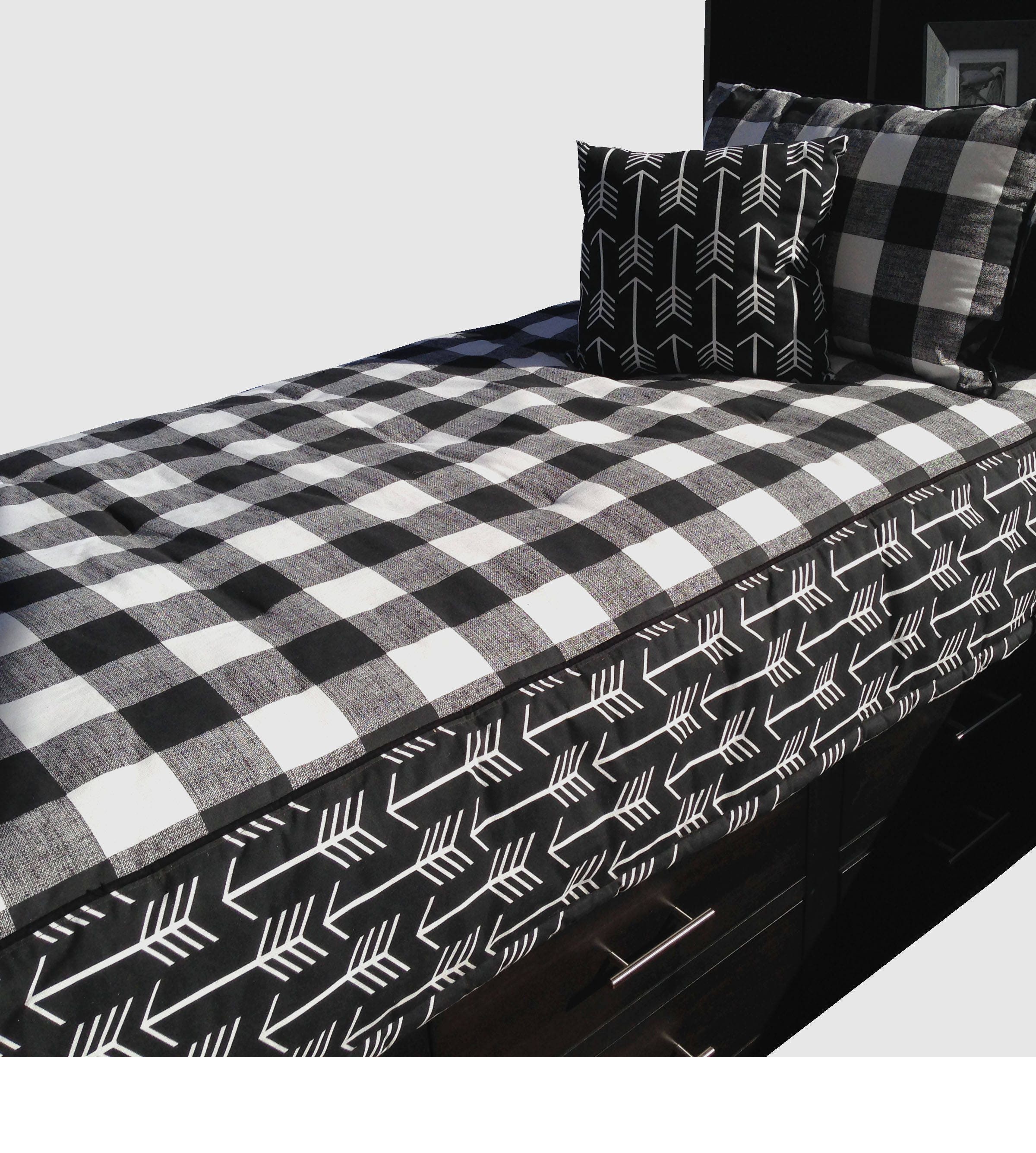 Black Buffalo Twin Size Hugger Comforter