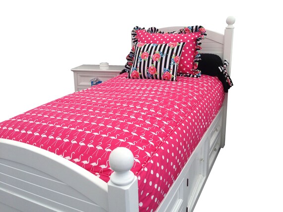 Flamingo Twin Size Hugger Comforter