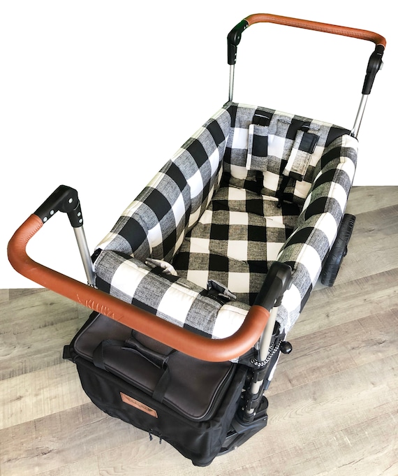 uppababy seat liner buffalo plaid