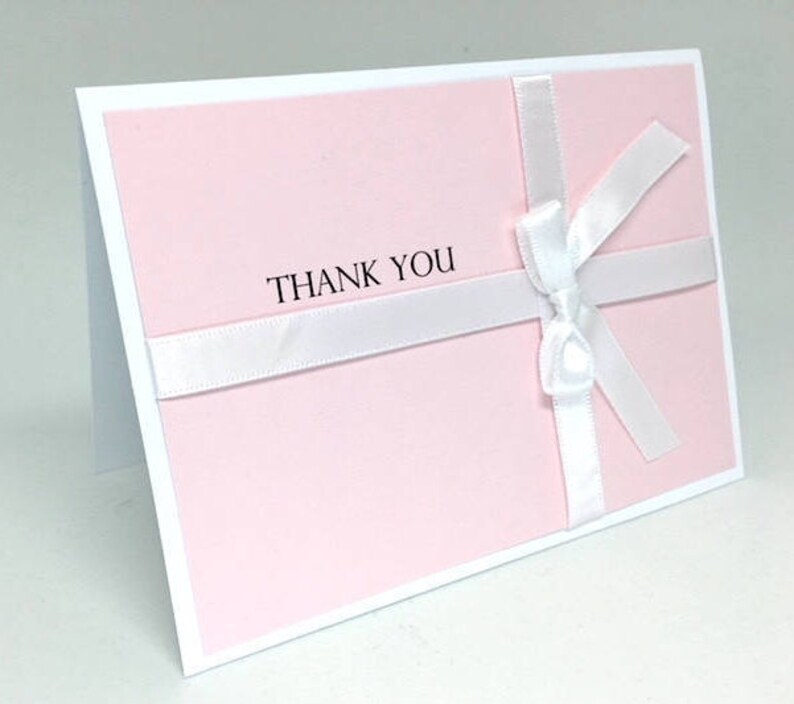 Bridal Shower Themed Bridal Shower Thank You | Baby Pink Thank You Cards Baby Shower Themed Baby Shower