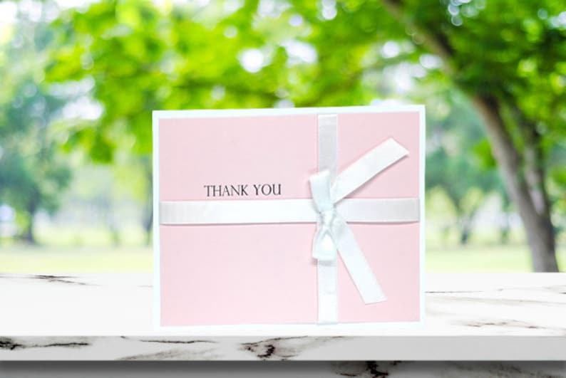 Bridal Shower Themed Bridal Shower Thank You | Baby Pink Thank You Cards Baby Shower Themed Baby Shower