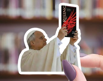 Red Rising Inspired Sticker - Helldiver - Darrow - Pope Meme - Funny - Pierce Brown - Fantasy Book - Bookish Die Cut Sticker
