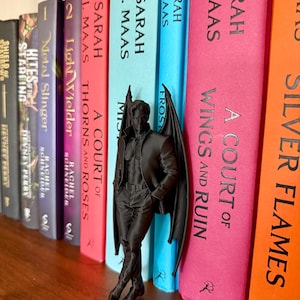 Rincón de lectura Rhysand inspirado en ACOTAR - Chicos murciélago - Feyra - Papá Sombra - Velaris - Romantasía - Decoración de estantería - Regalo para amantes de los libros - Contenido erótico imagen 2