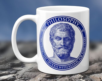 Philosophy Obscuring the Obvious with Reason for MMD Years - Funny Greek Philosophy Major Gift Mug