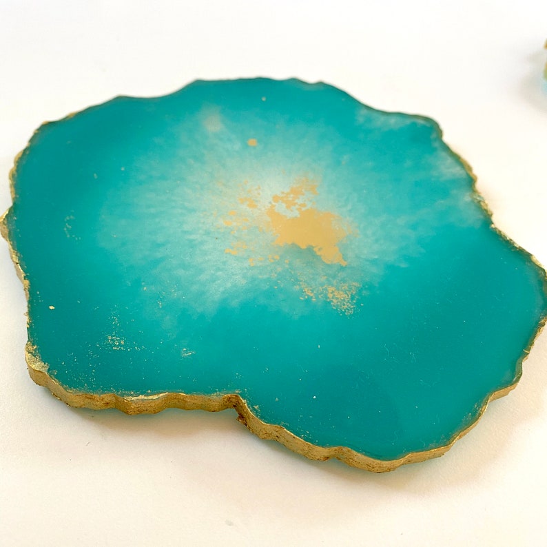 Large Resin Coaster 1 extra large geode resin coaster Etsy