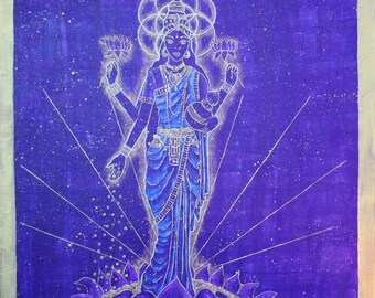 Lakshmi Print, Hindu Goddess of Abundance