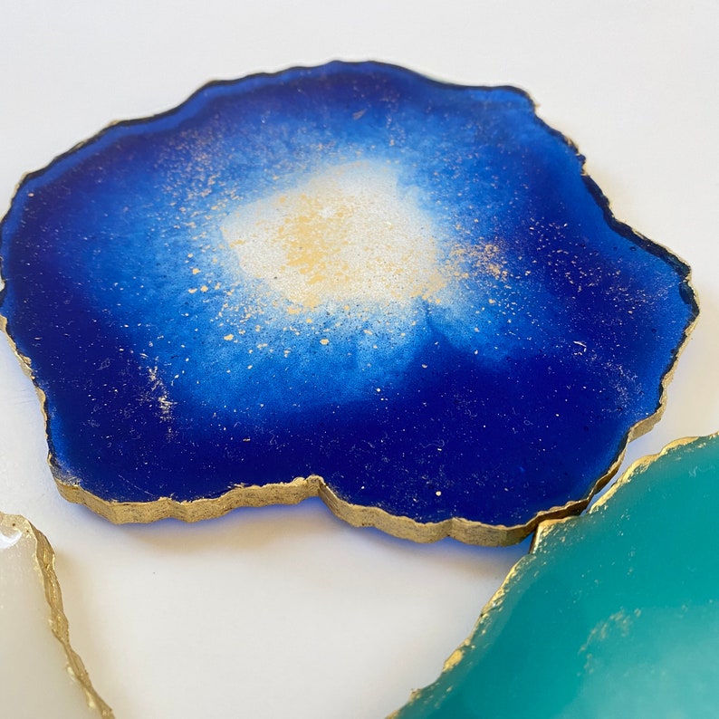 Large Resin Coaster 1 extra large geode resin coaster Etsy