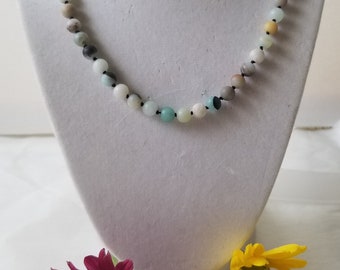 Amazonite Healing Good Luck Necklace