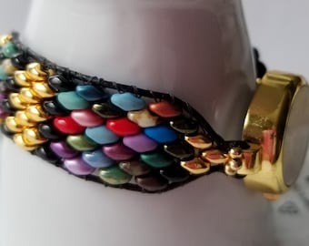 BEADED WATCH