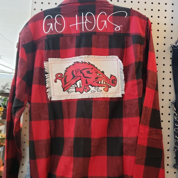 Go Hogs Flannel