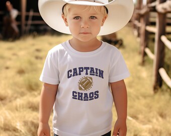Captain Chaos Toddler shirt, Wild Child shirt, Funny Toddler Shirt