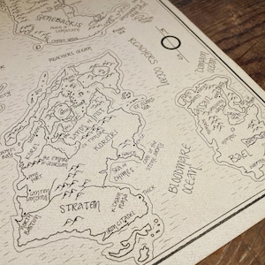 Malazan Map: Hand drawn fantasy style map of Steven Erikson and Ian Esslemont's novels 画像 8