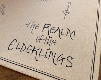 Realm of the Elderlings Map, Hand-drawn fantasy art of the Six Dutchies, Robin Hobb Gift