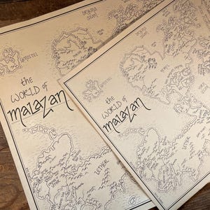 Malazan Map: Hand drawn fantasy style map of Steven Erikson and Ian Esslemont's novels 画像 11