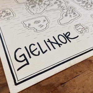 Runescape map: Gielinor Aged, Handmade, Hand drawn, Authentic Gift, Fantasy Art