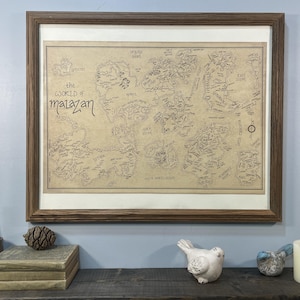 Malazan Map: Hand drawn fantasy style map of Steven Erikson and Ian Esslemont's novels 画像 2