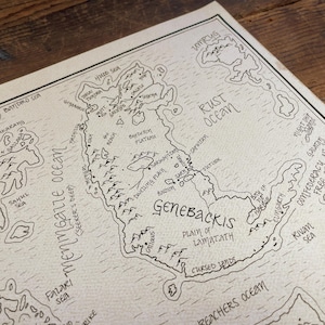 Malazan Map: Hand drawn fantasy style map of Steven Erikson and Ian Esslemont's novels 画像 4