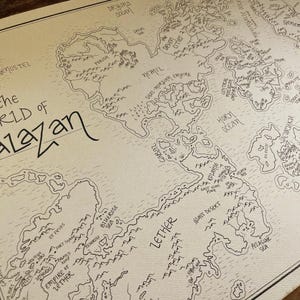 Malazan Map: Hand drawn fantasy style map of Steven Erikson and Ian Esslemont's novels 画像 7