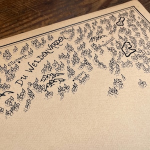 Hand-drawn Eragon Map: Alagaesia Fantasy Print Art imagen 7